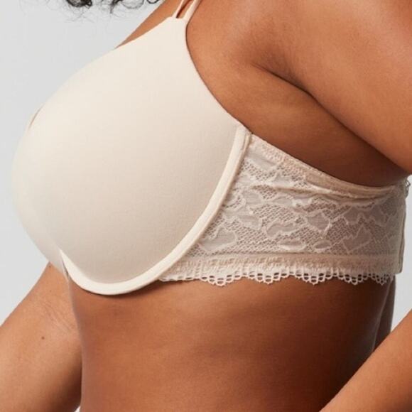 Soma Beige Embraceable Enchanting Lace Push-Up -Pale Sand Size 34A - Picture 11 of 14